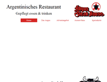 Tablet Screenshot of angus-steak-house.de